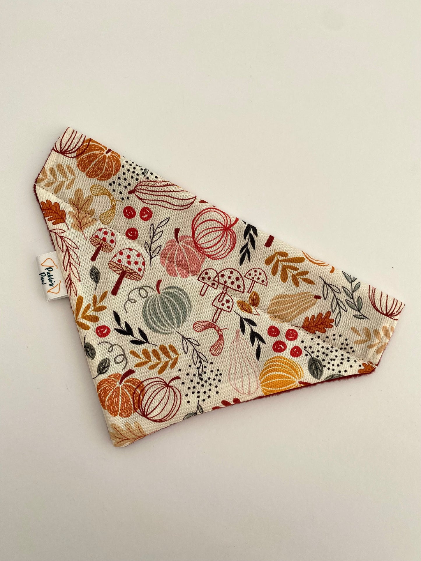 Autumn Forest Floor Dog Bandana Dog Bandanas - PicklesPaw