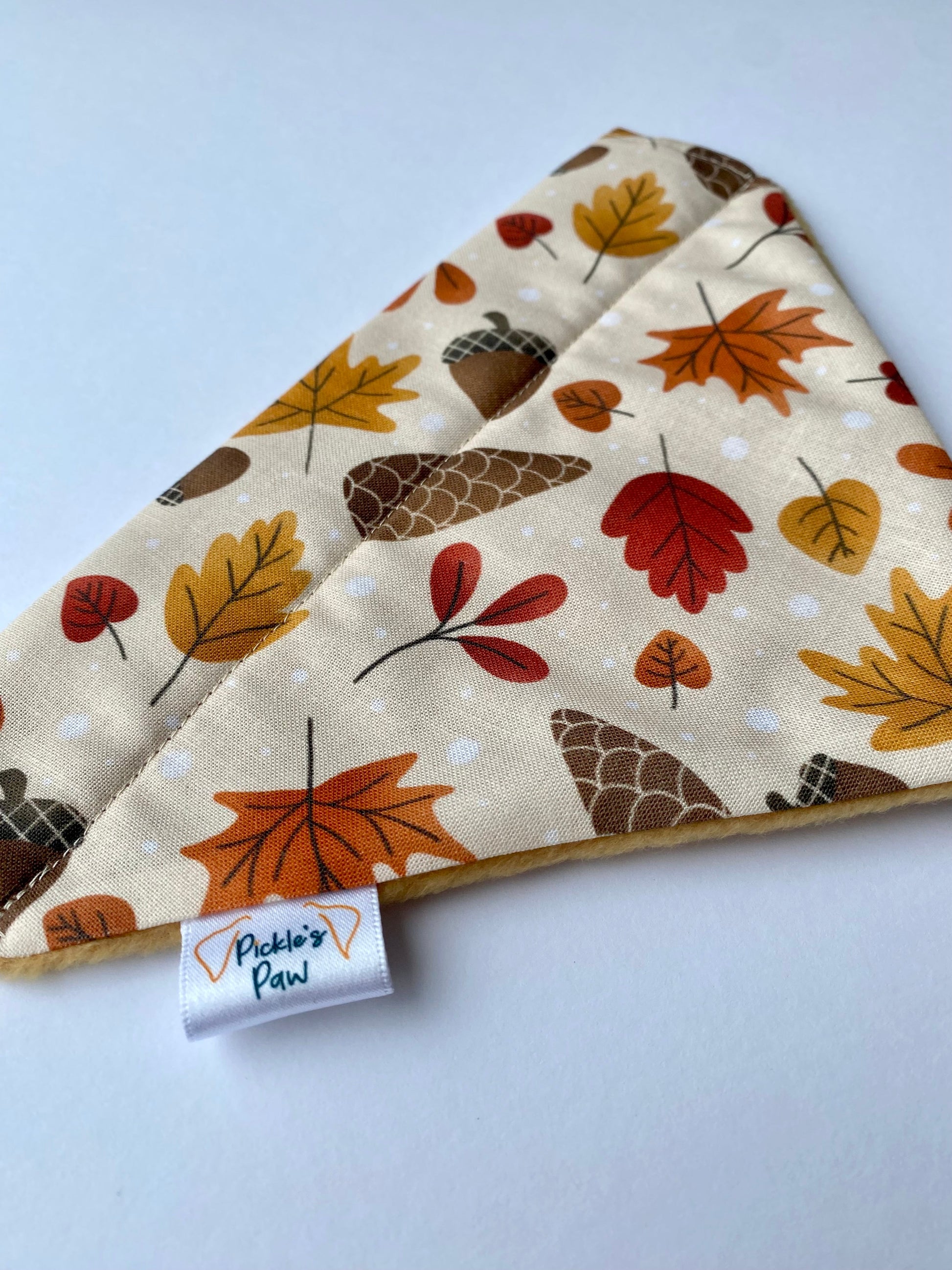 Autumn Forest Walk Dog Bandana Dog Bandanas - PicklesPaw