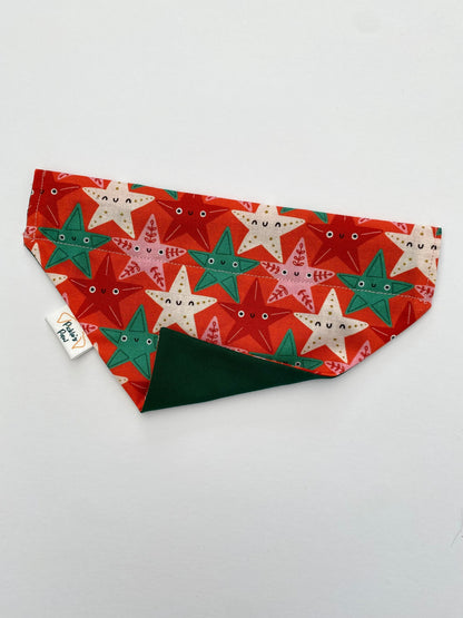 Christmas Stars Dog Bandana Dog Bandanas - PicklesPaw