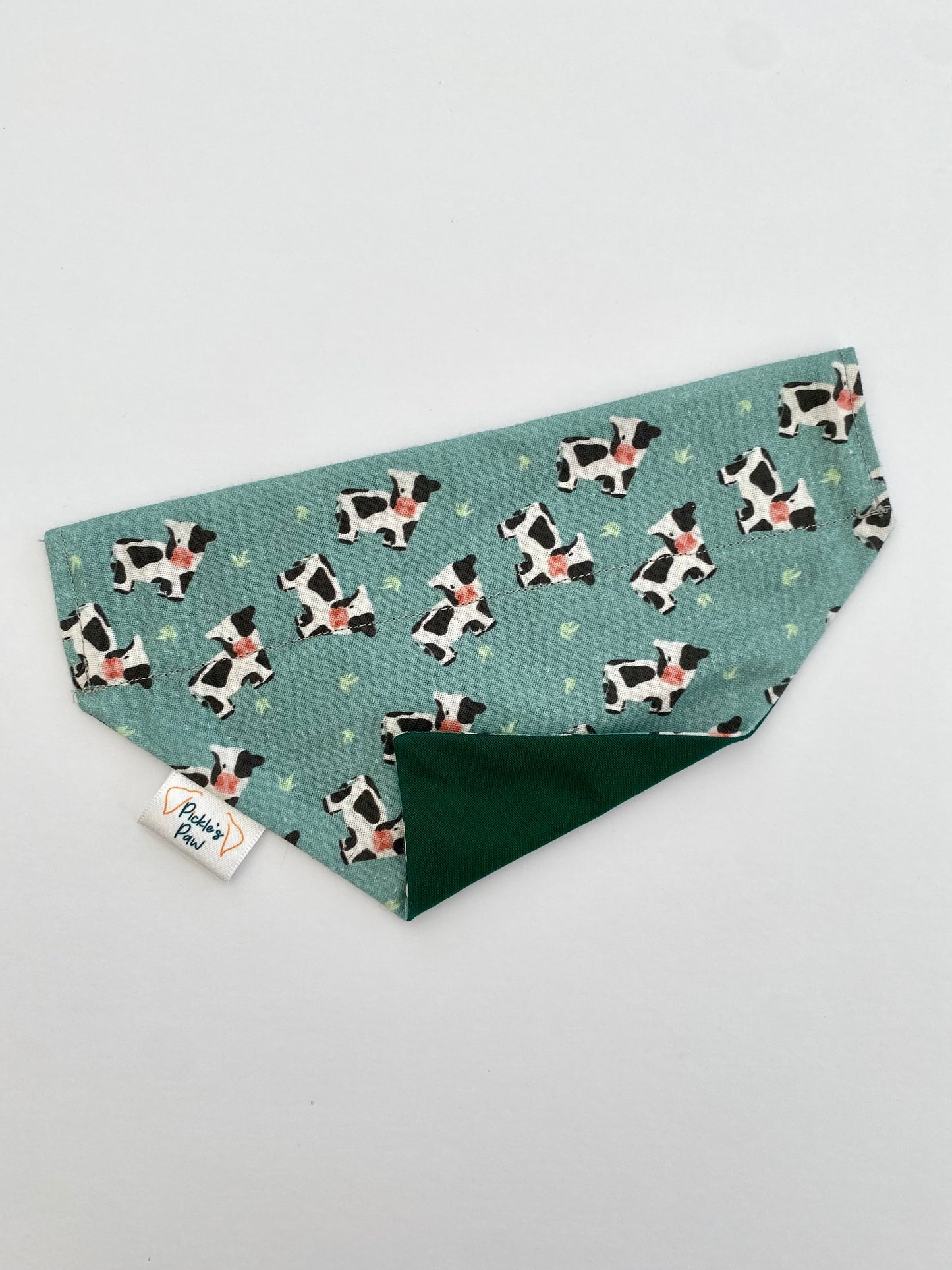 Cow Farm Dog Bandana Dog Bandanas - PicklesPaw