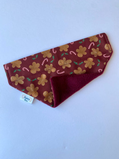 Gingerbread and Candy Canes Dog Bandana Dog Bandanas - PicklesPaw