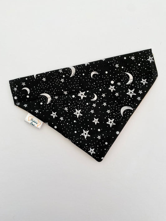 Moon and Stars Dog Bandana Dog Bandanas - PicklesPaw