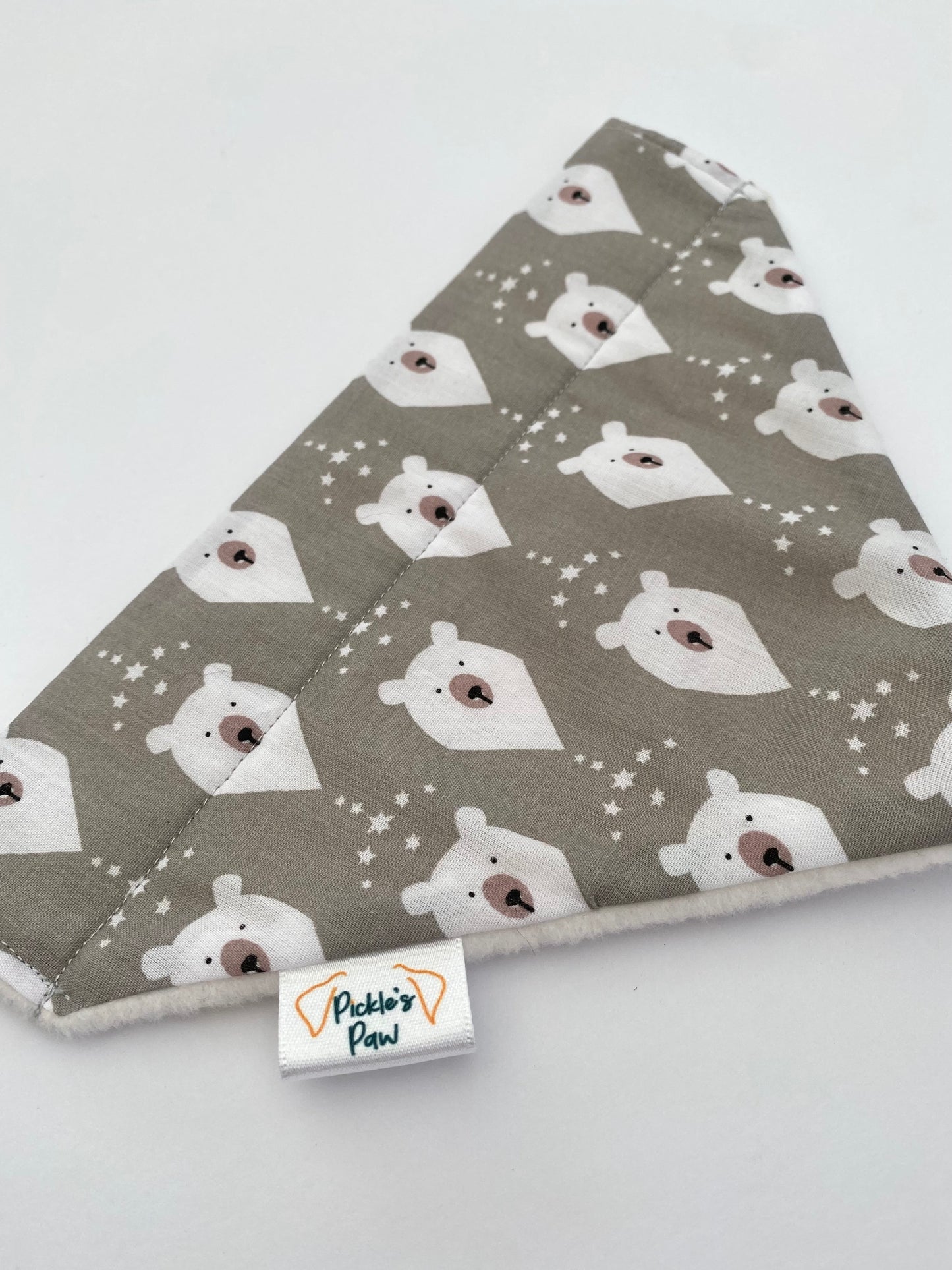 Polar Bear Dog Bandana Dog Bandanas - PicklesPaw