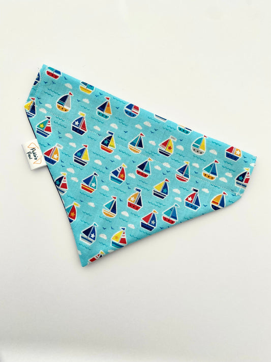 Sail Boats Dog Bandana Dog Bandanas - PicklesPaw