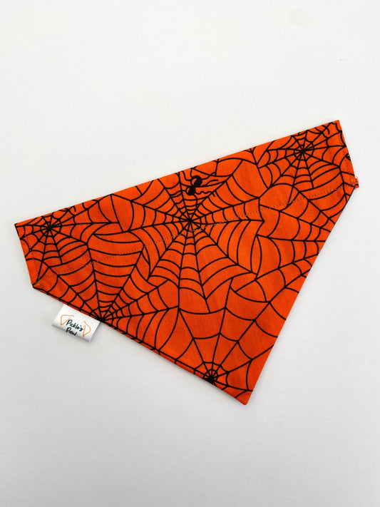 Spider Web Dog Bandana Dog Bandanas - PicklesPaw